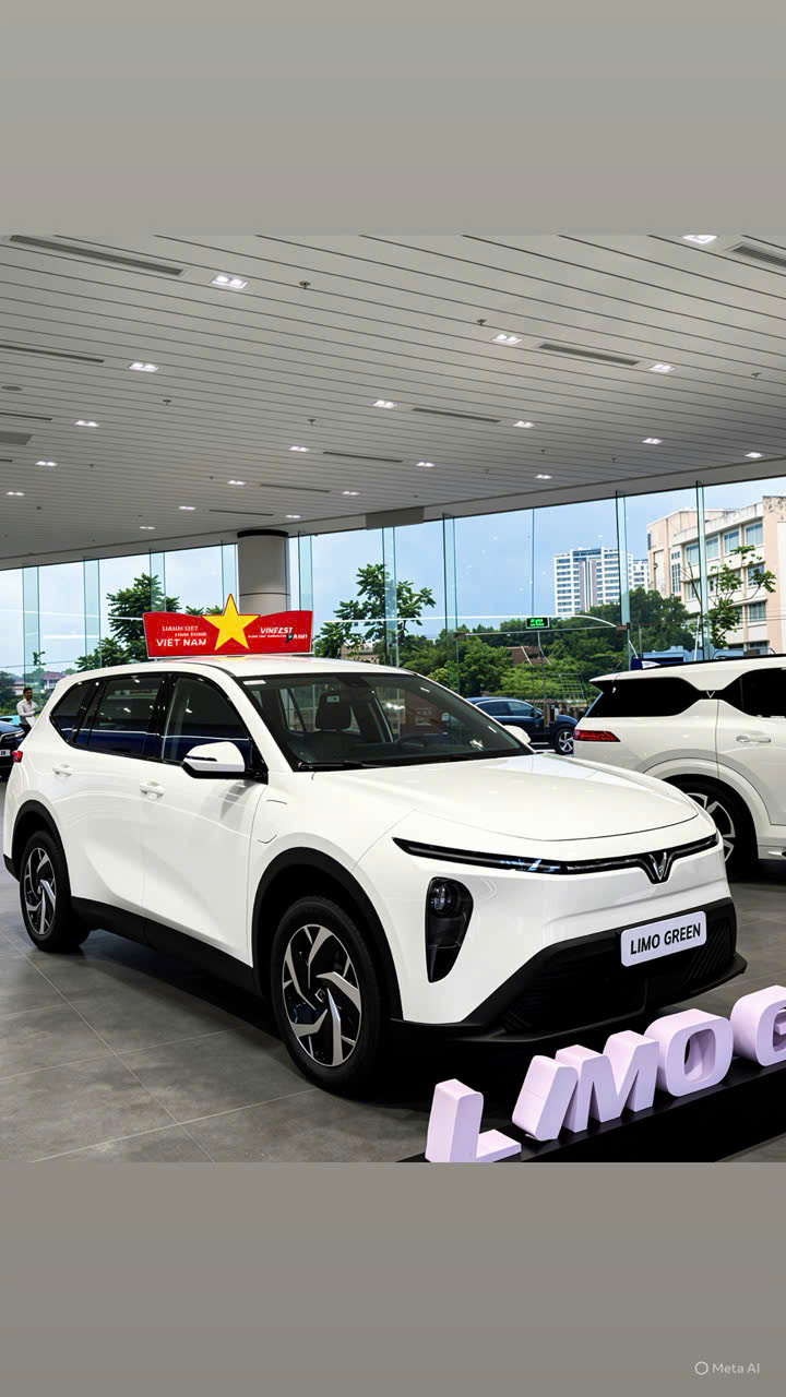 Limo Green dịch vụ là mẫu MPV điện 7 chỗ của VinFast với không gian rộng, vận hành tiết kiệm và phù hợp kinh doanh vận tải hiện đại.